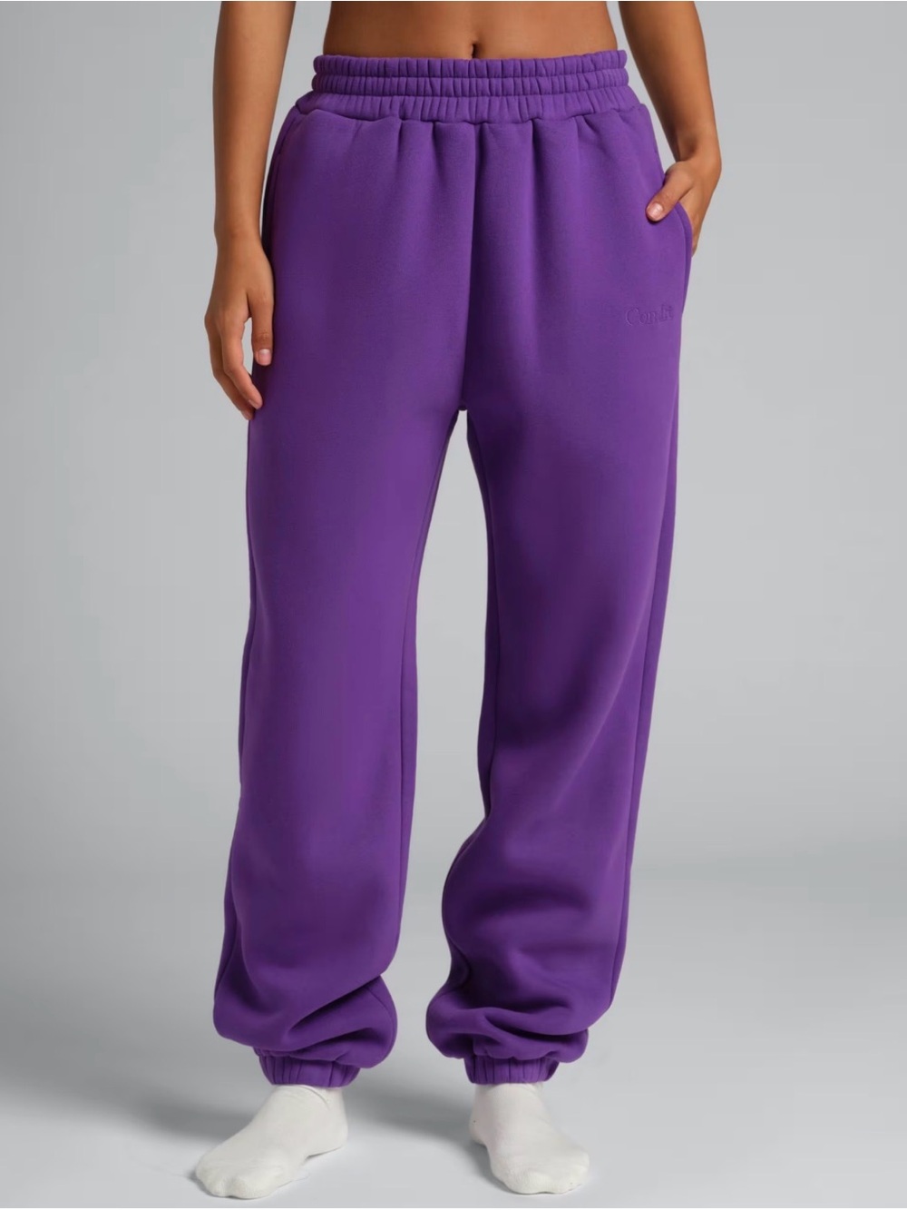 Comfrt Violet Cozy Jogger Sweatpants NWT- Size Small